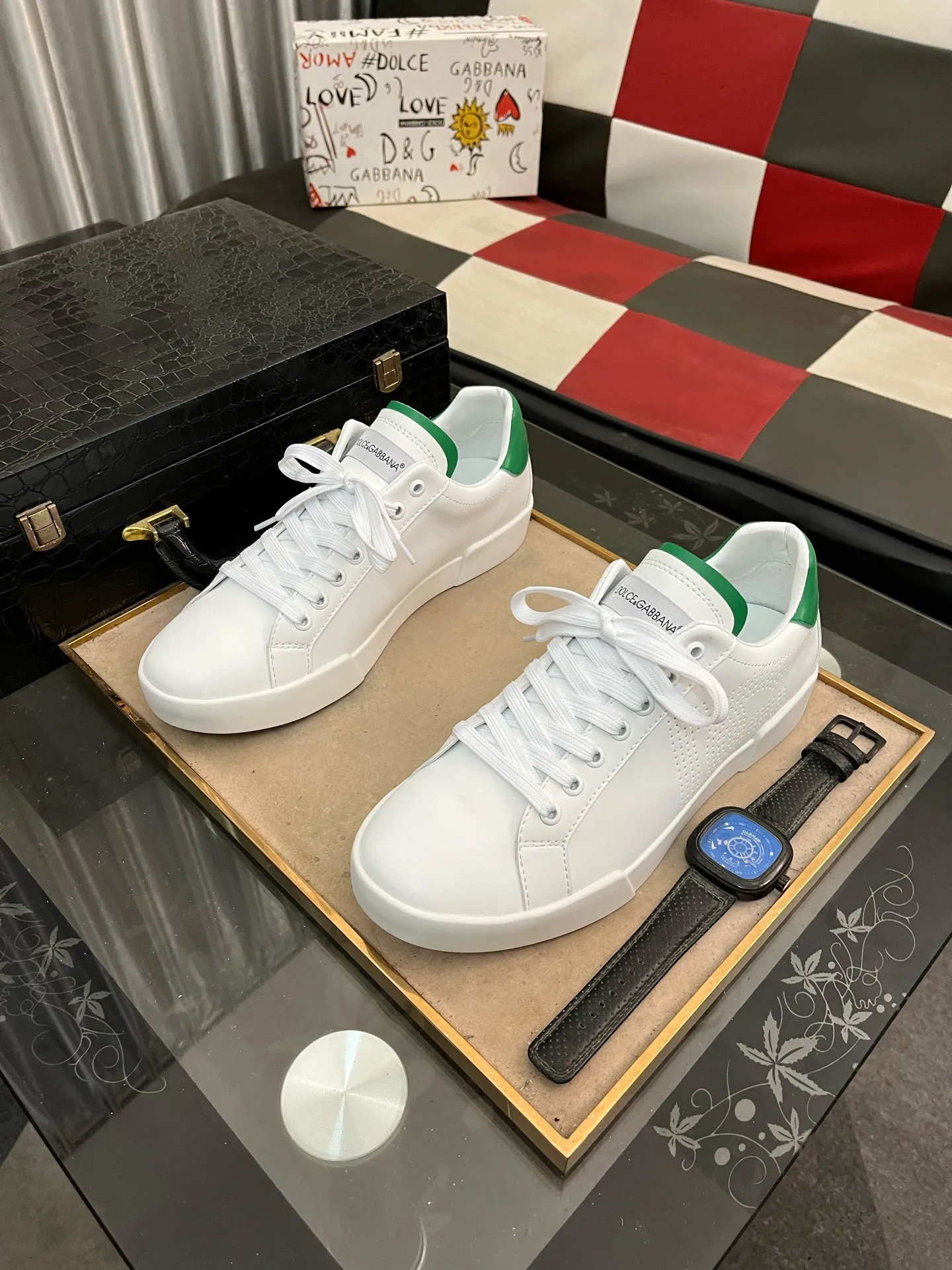 Men's shoes 💰420⌚️⌚️【DG～】Men's casual shoes 2024z cabinet sales simultaneously 🔶Size: 38-44#️⃣ 🔷🔜The upper is made of multi-material splicing➕Genuine leather lining, comfortable and breathable, sole: original comfortable and wear-resistant outsole, ⚠️Photographed in real life🎬The real thing is better📢📢📢5️⃣colors available